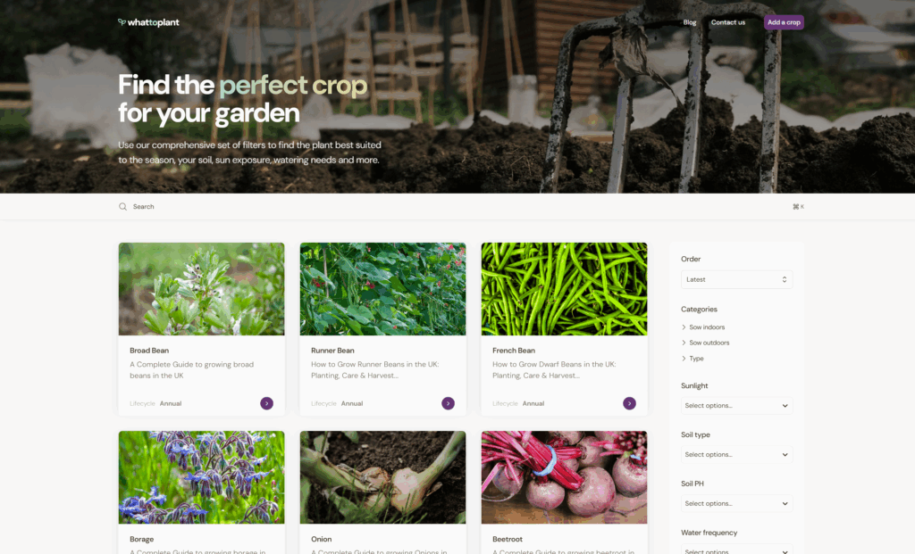 whattoplant.directory