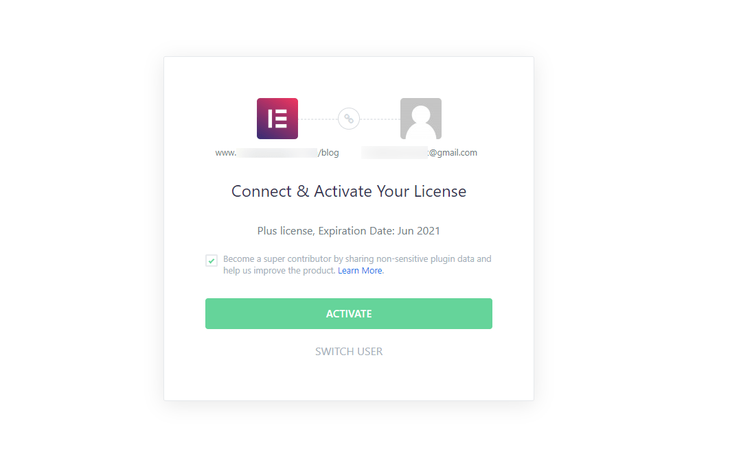 Connect Activate Your License – My Account