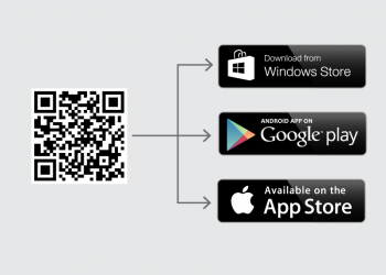 โคตร QR Code  สร้างรหัสคิวอาร์ที่แยก AppStore กับ Google Play และ Microsoft Store