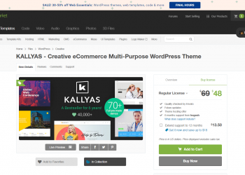 [อัพเดท] วิธีซื้อ WordPress Templates ใน ThemeForest.net 2020