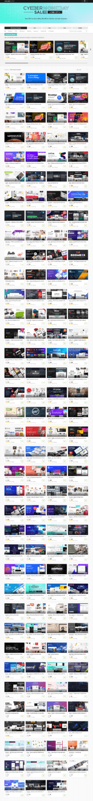 ThemeForest Black Friday Cyber Monday Deals 2020