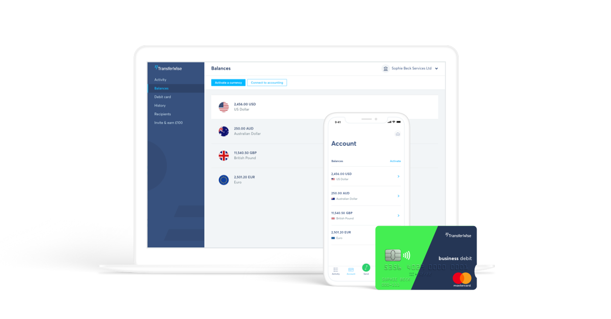 TransferWise Online Transfers International Banking