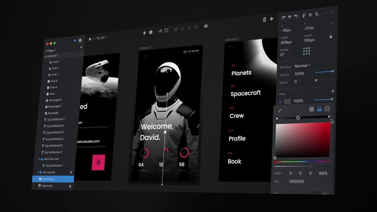 index 46 โปรแกรมสร้างต้นแบบ APP ด้วย InVision Studio Jams