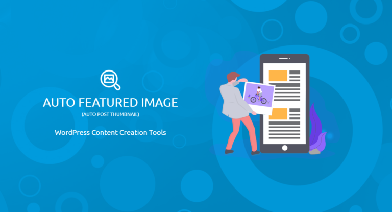 WordPress AUTO FEATURED IMAGE