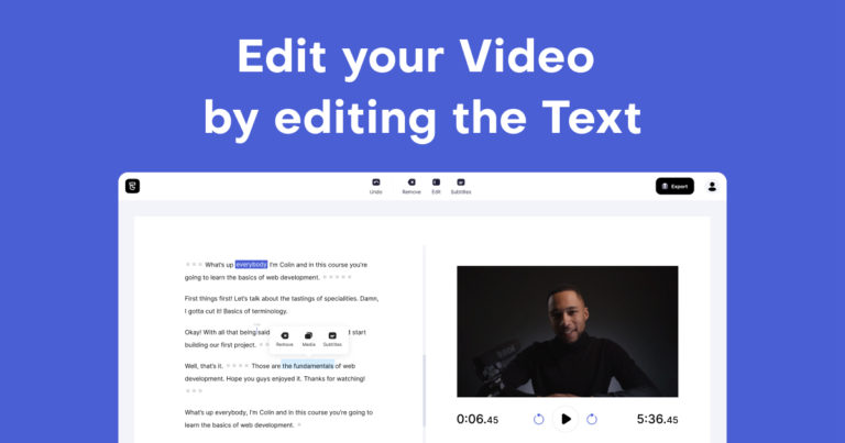 type studio video editor