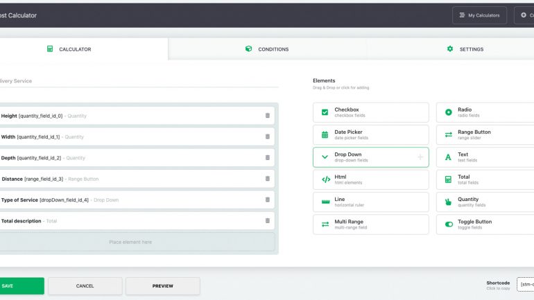 Cost Calculator Plugin for WordPress 1