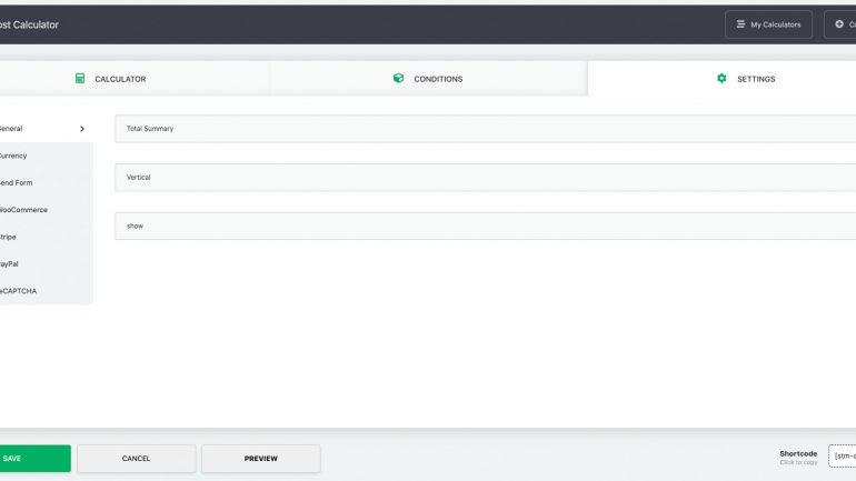 Cost Calculator Plugin for WordPress 3