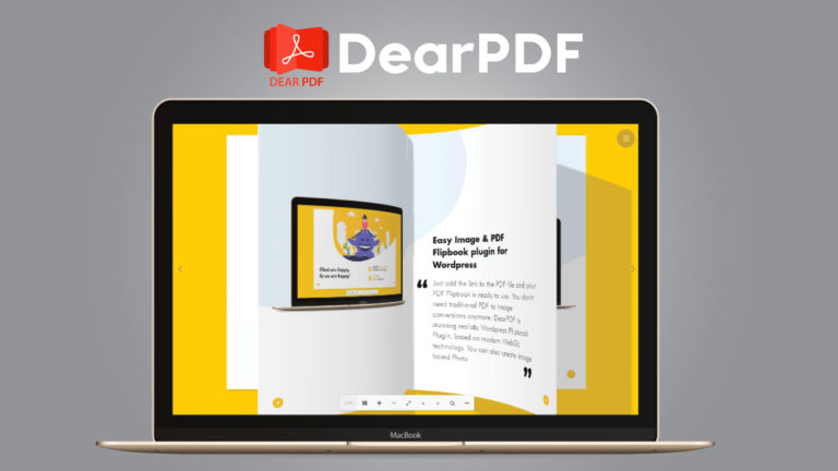 DearPDF 3D FlipBook WordPress plugin