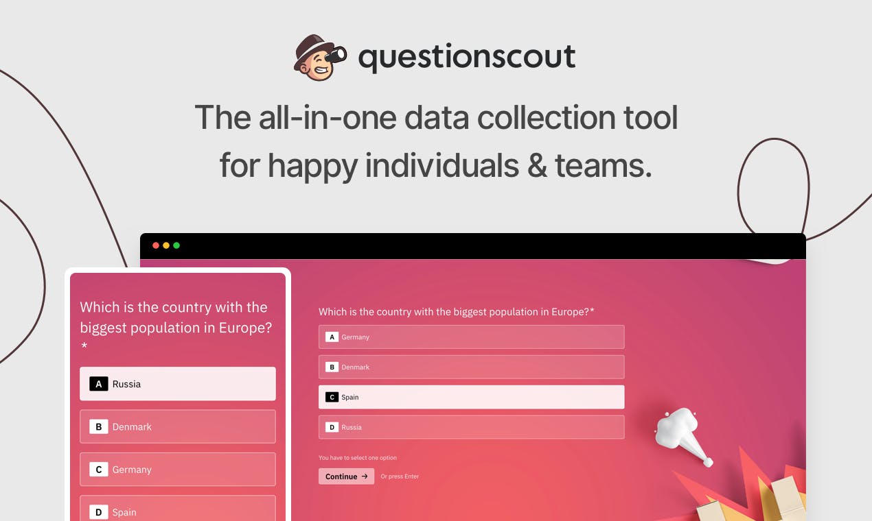 QuestionScout สร้าง Forms และ surveys