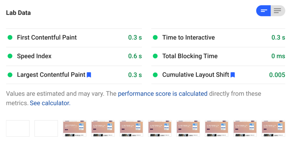 flying press Optimize for Core Web Vitals