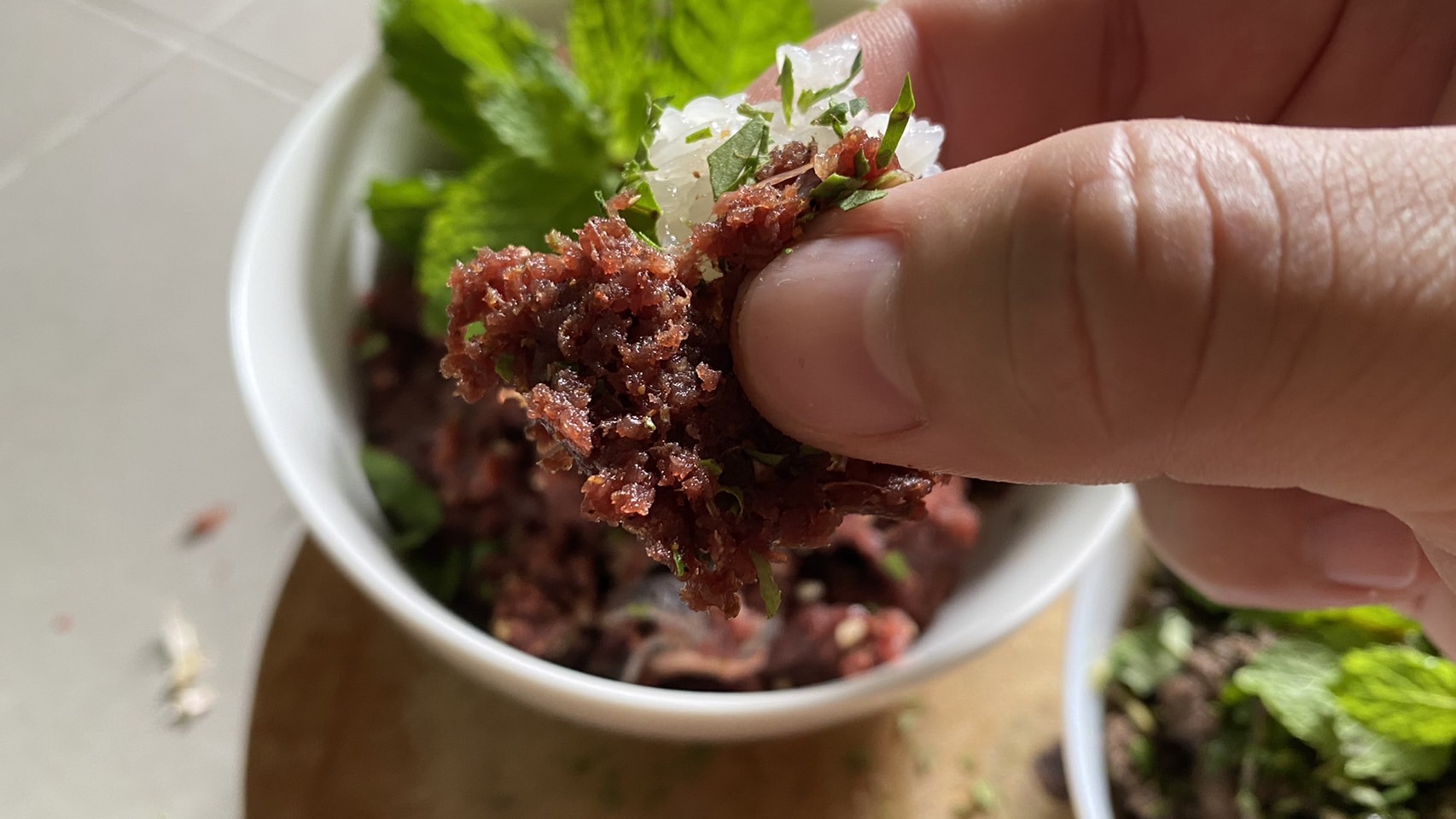 สูตรพริกลาบร้านลาบต้นข่อย