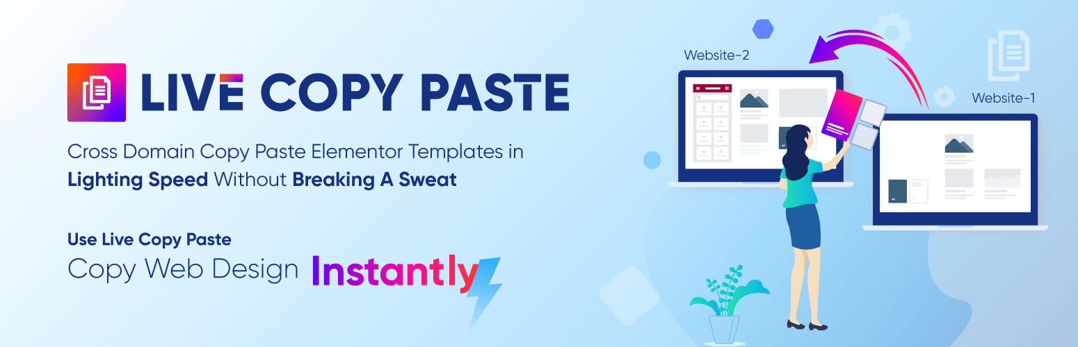 Live Copy Paste Elementor 5 WordPress Live Copy Paste Elementor Addon